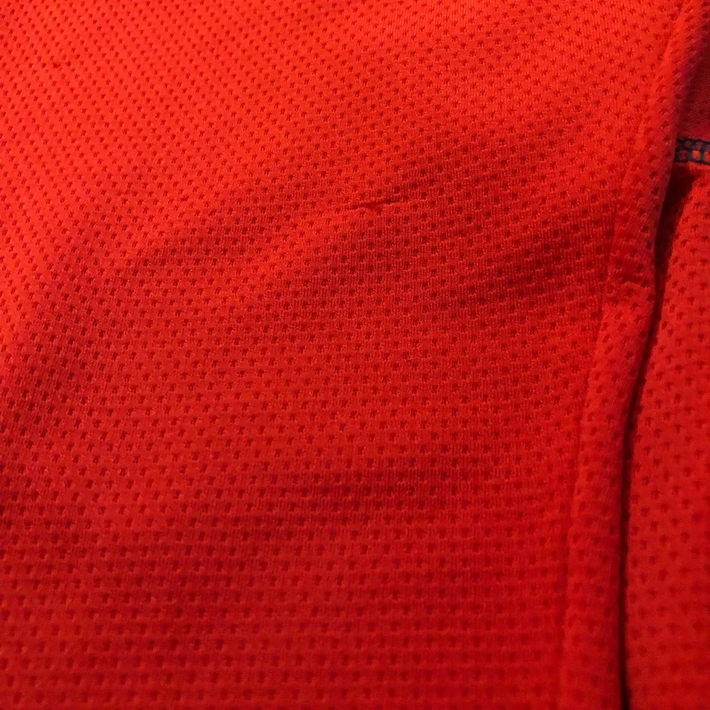 NFL Patriots Red and Gray Women's Jersey Top - Picture 6 of 6